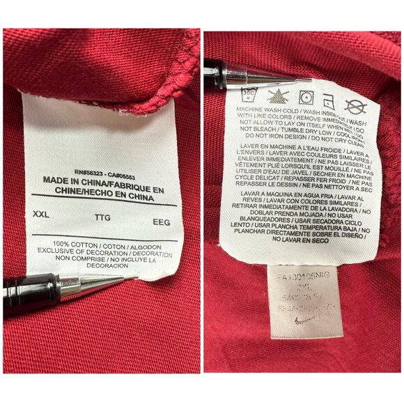 Vintage Nike Shirt Mens XXL 2XL Burgundy Red Label Jersey #51 Skull Helmet Y2K 1 - Picture 7 of 10